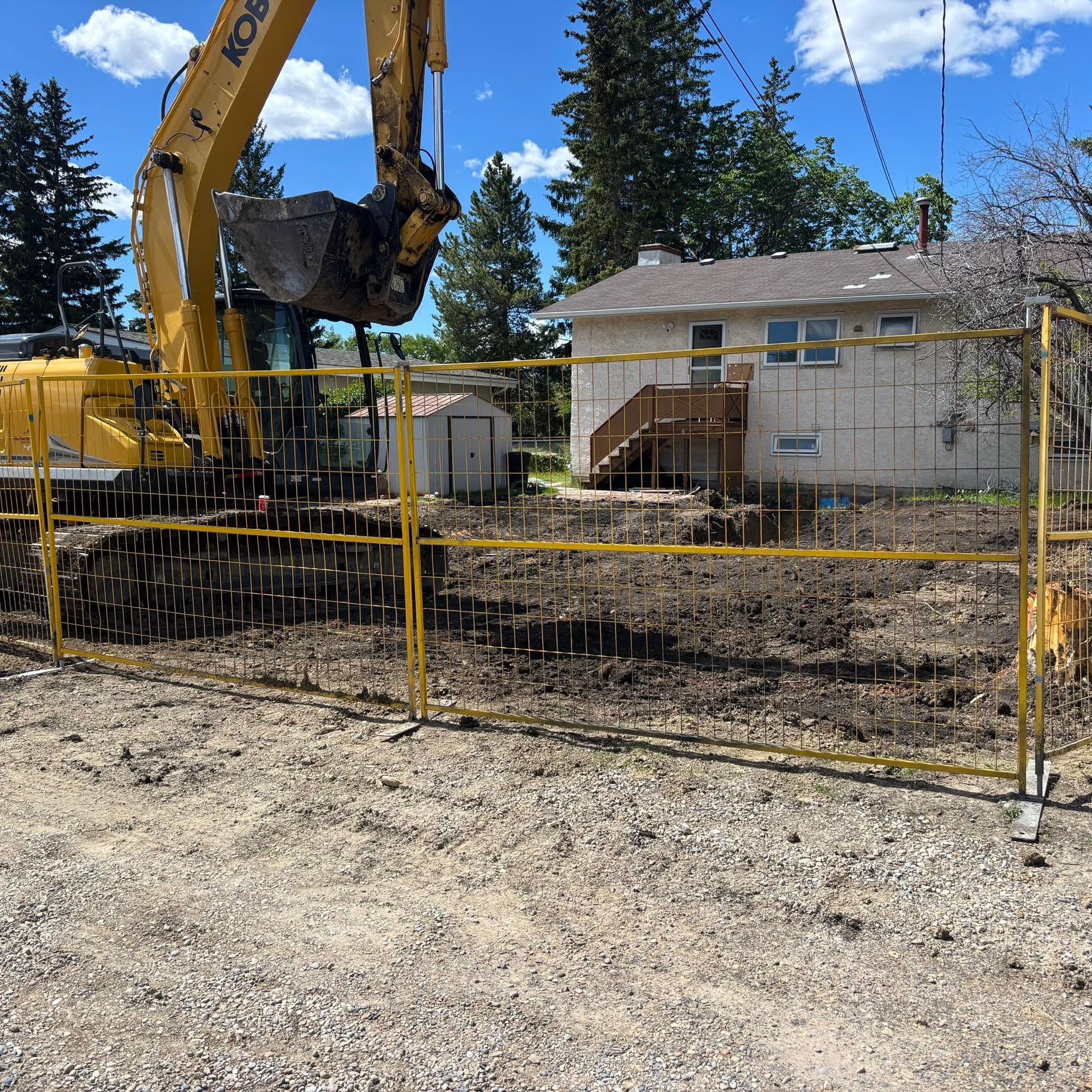 Ness Excavating project site